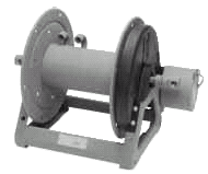 Manual or Power Rewind Reels Series 2000. To handle dual 1/4" through 1/2" I.D. hose.