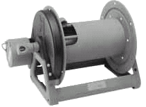 Manual or Power Rewind Reels Series 4000. To handle single 3/4" or 1" I.D. hose.