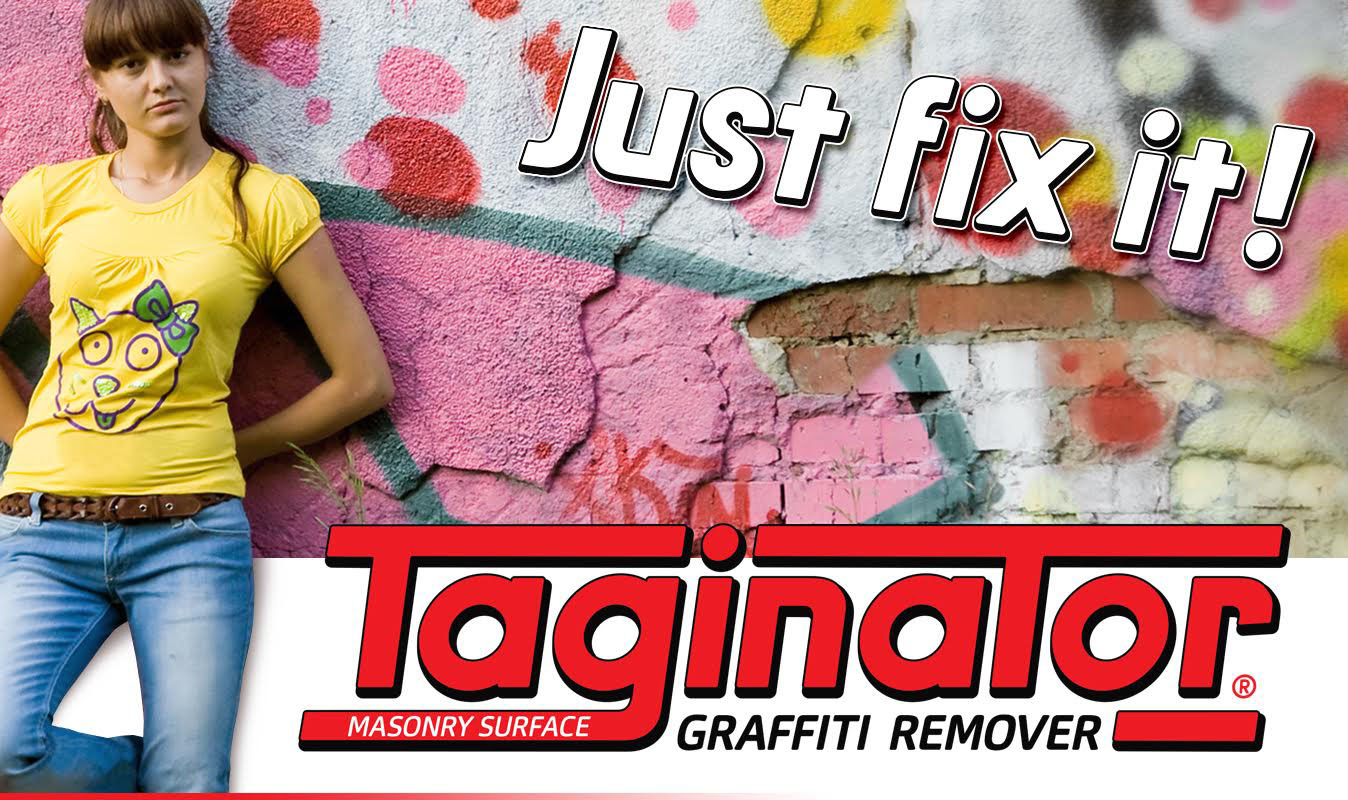 Tagaway / Taginator graffiti remover in Value Deal #3. is used to remove  paints, marker, lacquer and more from smooth and painted to stone and  masonry surfaces