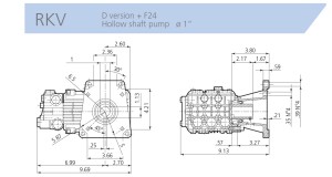 AR ( Annovi Reverberi )RKV4G30AD-F24 Pressure Washer Plunger Pump