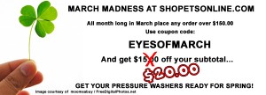 March Madness Discount Increased to $20.00 off Per Order!