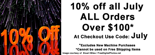 10% off Every Day in July 