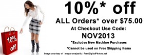 Get 10% off all your pressure washer needs all November at shopetsonline.com