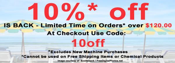 10% off all orders over $120.00