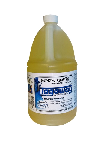 Tagaway graffiti remover for smooth and painted surfaces