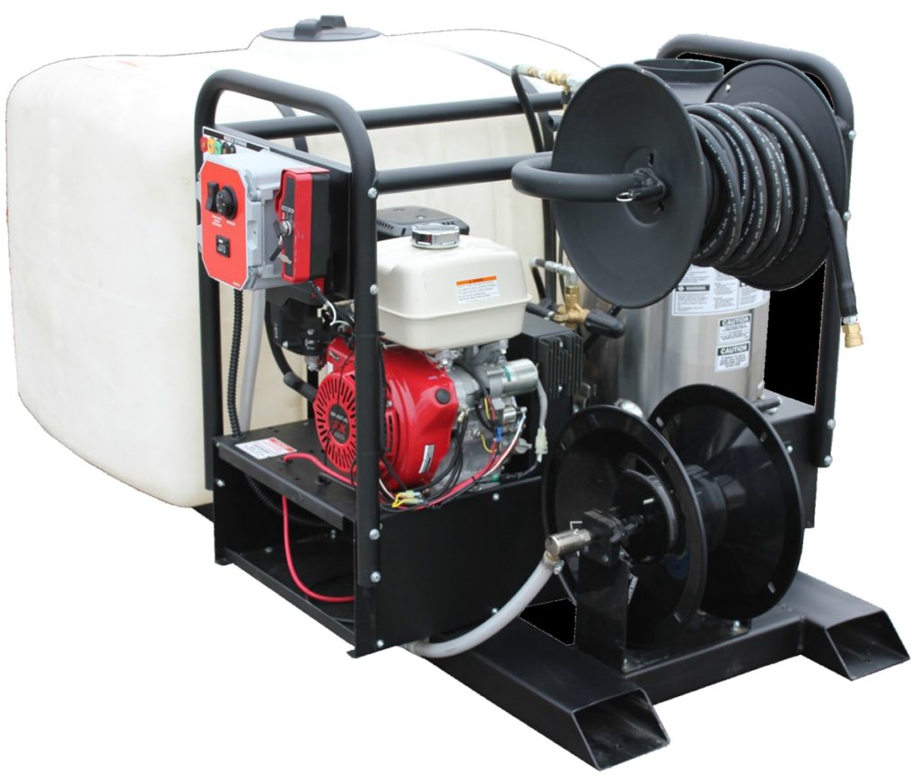 MNEQ-3635EOHGG - 200 Gallon Skid Hot Pressure Washer
