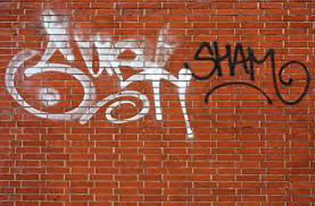 Got tagged by graffiti vandalism on your building