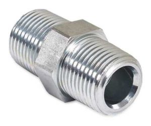 Mi-T-M Parts # 24-0010 Steel Hex Connector Nipple