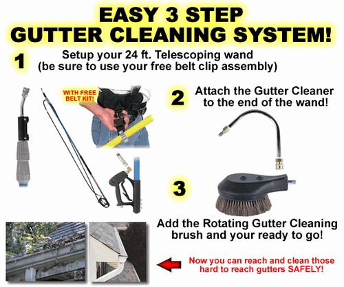 GCS-001 Gutter Cleaning System
