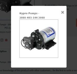 RV / Marine pump up and running again with a new 2088-403-144 from Hypro Pumps